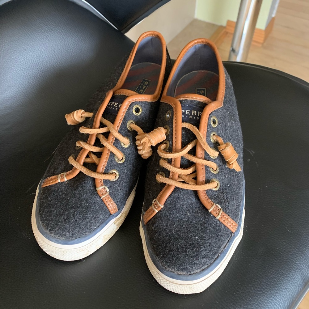 Sperry Women's Gray and Tan Shoes
